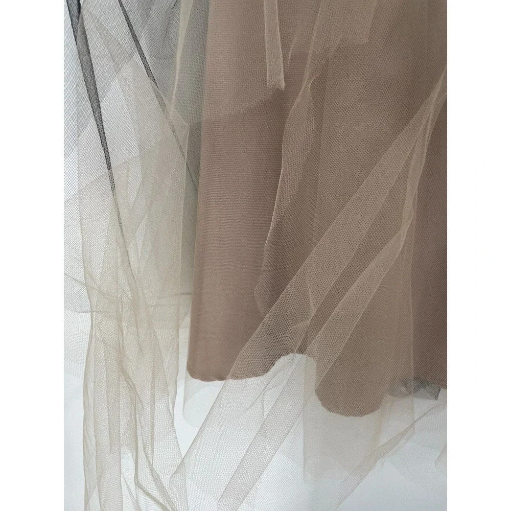 NHA KHANH $640 Black Nude Tulle Kae Princess Party Dress size 16 - Picture 11 of 16
